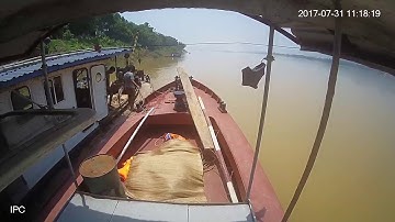 Camera Dahua C35 lắp trên tàu sông