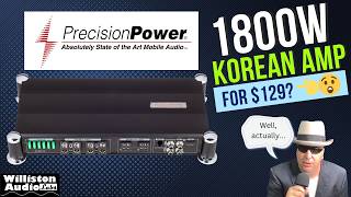 KOREAN 1800W Amp for $129? Precision Power ATOM A1800.1D Amp Dyno Test and Review