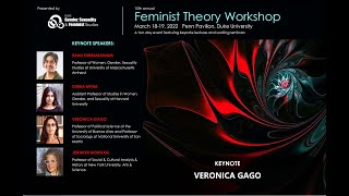 15th Feminist Theory Workshop - Keynote Speaker - Veronica Gago (2022)