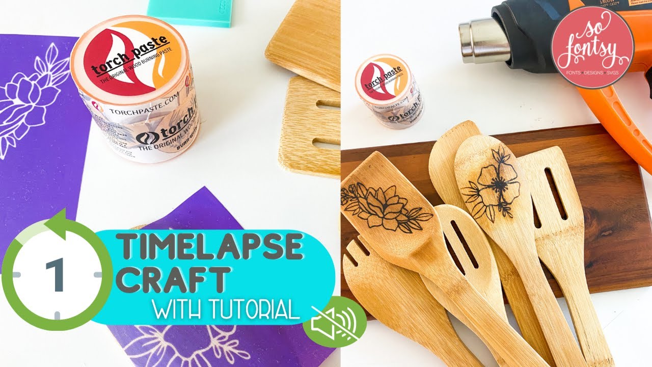 How to Wood Burn Spoons with Mesh Stencils ? (Timelapse with Tutorial), pyrography, wood, tutorial, stencil, mesh