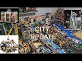 2023 Entire Lego City Overview and Update!  Placing the Museum, Train Station and Avengers Tower.