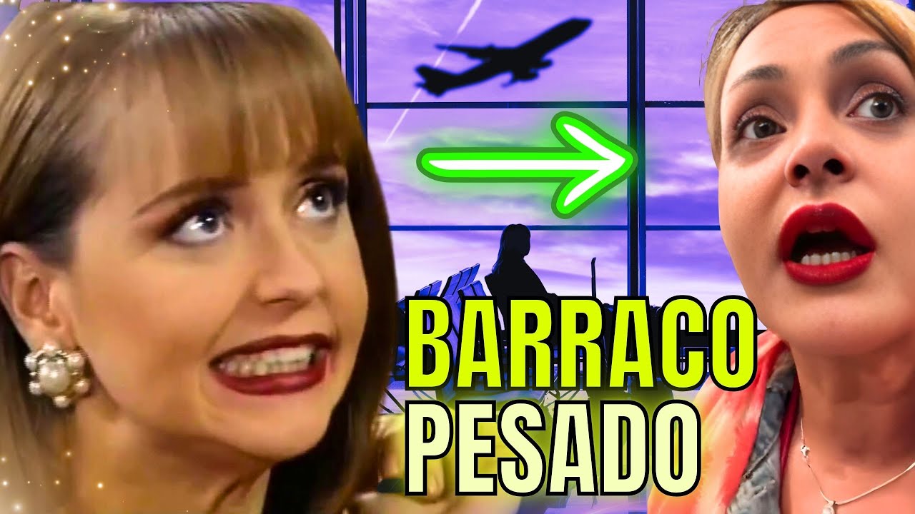 O BARRACO DE GABRIELA SPANIC NO AEROPORTO AO VIVO