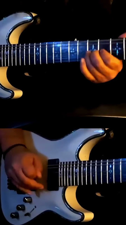 Guitar practice for a song by the Power Metal band Firewind.