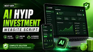 Create your Own Ai Investment Website With Admin Panel l Auto Earning Script