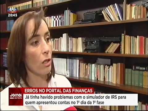 SIC - Erros no simulador do Portal das Finanças