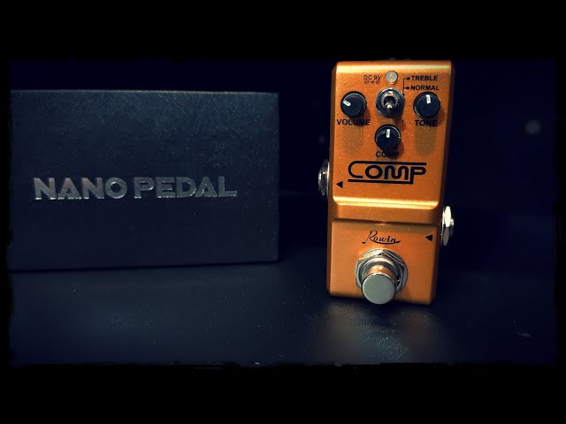ギター ROWIN POWER-TUNER / Nano COMP / HUNK ROWIN Comp Nano compressor pedal - YouTube