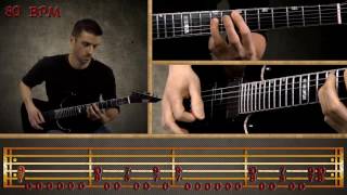 Cours de guitare Metal : Technique de l'aller - Main rythmique