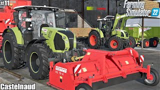 HARVESTING POTATO W/ CLAAS 660 ARION & 620 ARION, FEEDING COWS  │CASTELNAUD│FS 22│11