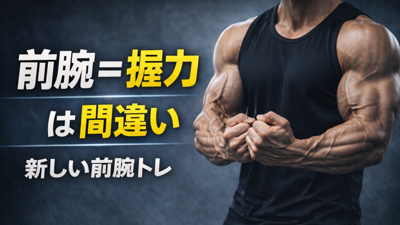 握力トレはもう古い。“ヤバいほど効く”新しい前腕トレ