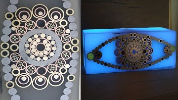 Knife Making - Mosaic Eye Knife Handle Blank - By AMbros custom