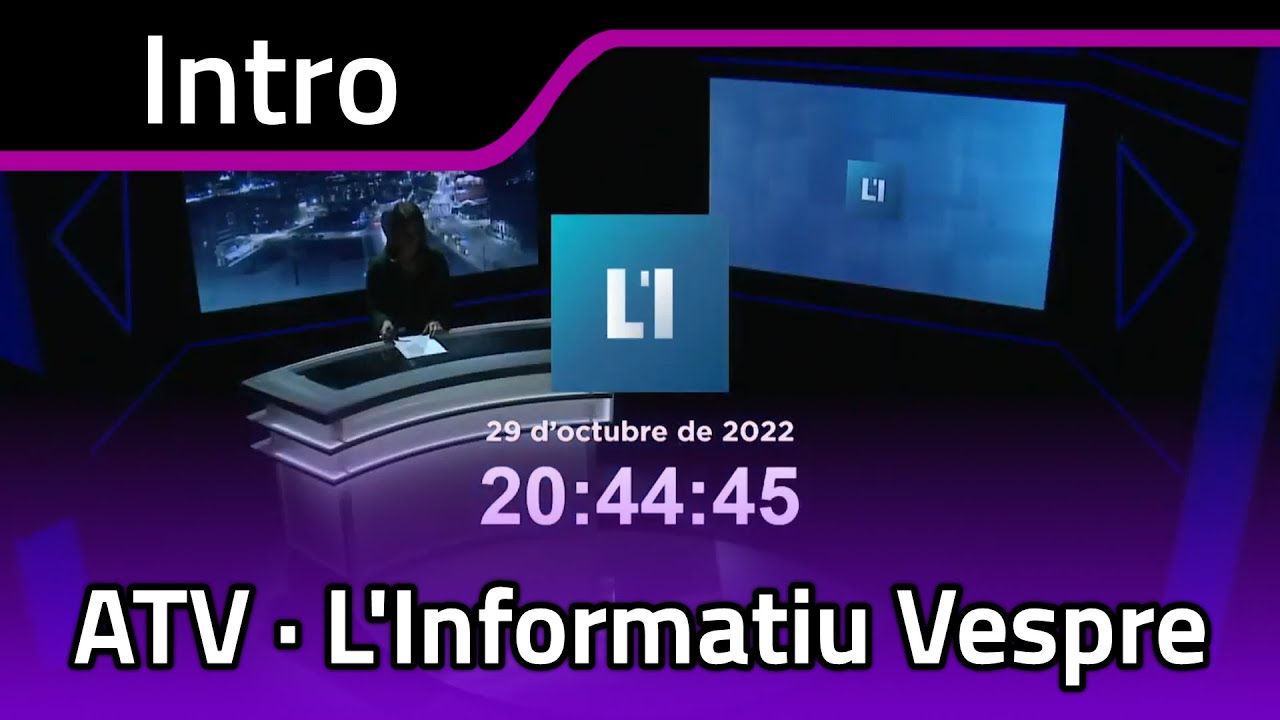 ATV (Andorra) - 'L'Informatiu Vespre' Intro