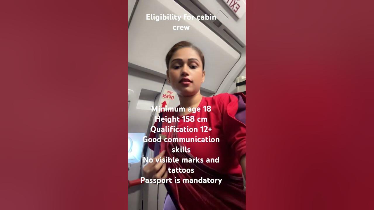Eligibility for cabin crew #aviation #cabincrew #festival #song Eligibility for cabin crew #aviation #cabincrew #festival #song