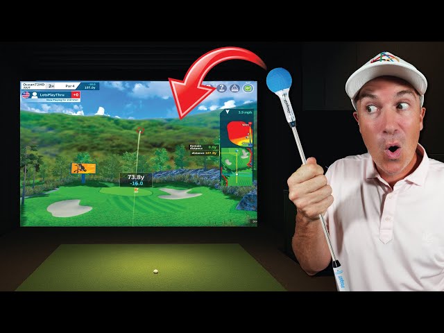 World's SMALLEST & CHEAPEST Golf Simulator - YouTube