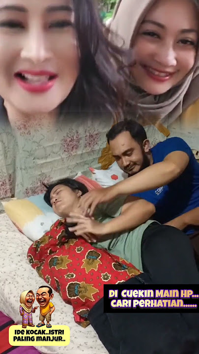 Kocak , lucu 😆🤣Di cuekin suami , istri cari perhatian