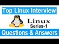 Top Linux Interview Questions and Answers | Linux Experienced, Freshers | Series 1 | Harisystems