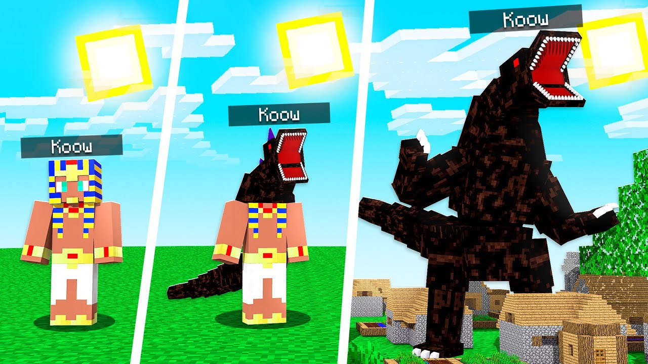 COMO VIRAR O GODZILLA NO MINECRAFT *muito fácil* ‹ Koow ›