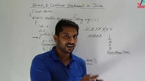 Break & Continue in Java - In Hindi