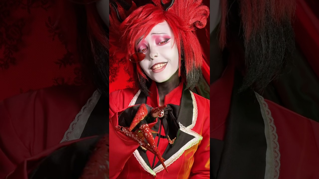 oh alastor #cosplay #makeup #hazbinhotel #hazbinhotelcosplay #alastor #cartoon