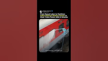 Indian Railways Deploys Drones to Clean Trains Faster, Safer & Smarter From Manual Labor to Machines