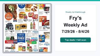 Fry's Weekly Ad (7/29/26 - 8/4/26) Best Deals