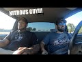 NITROUS GUYS FIRST RIDE IN TURBO CAR!!! TWIN TURBO LS SWAP MUSTANG!!