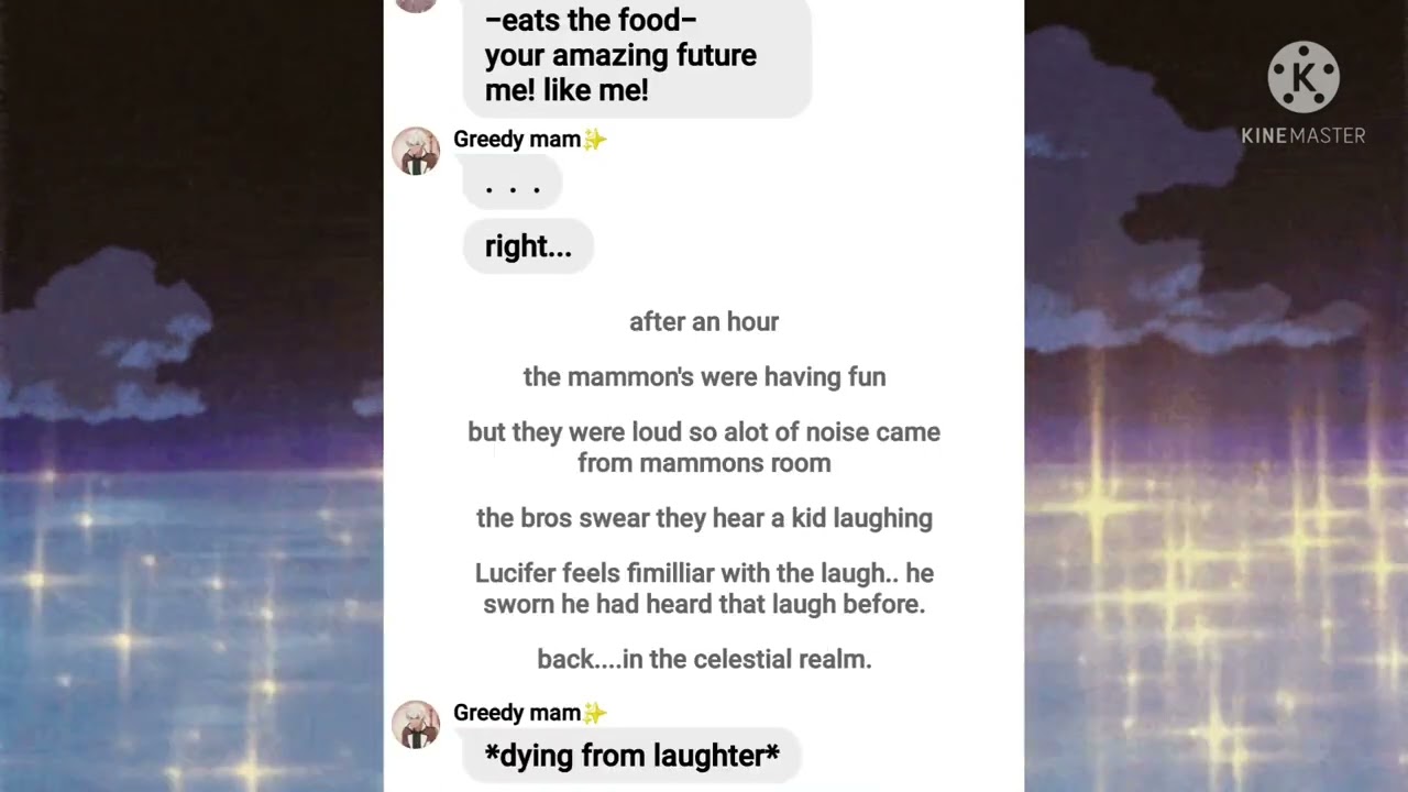 Your not special... {} mammon angst ×its cringe I swear 😭×