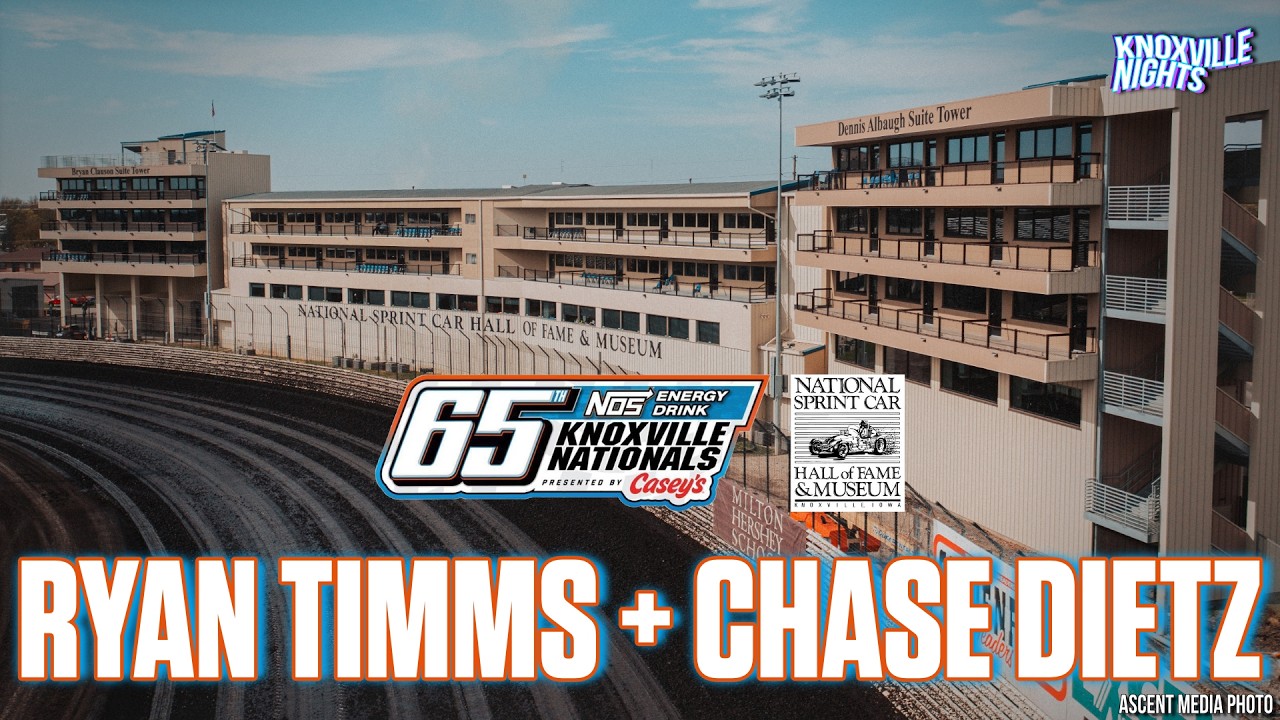 Ryan Timms and Chase Dietz at the Sprint Car Hall of Fame | Knoxville Nights