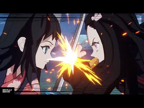 Demon Slayer: Kimetsu no Yaiba Hinokami Chronicles - Leg-Showing, Fluttering Girls' Showdown - Ne...