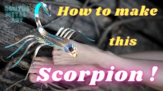 How to make this Scorpion with only 3 fork’s!