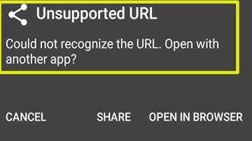 Fix Unsupported url could not recognize the url open with another app | Unsupported url WhatsApp
