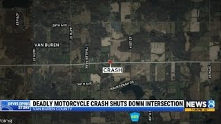Part of M-43 shut down for hours Sunday after deadly crash