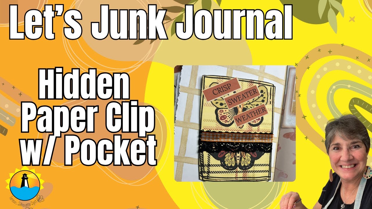 Hidden Paper Clip and Pocket for Junk Journal, Freebie Friday