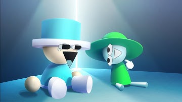 Fnf Demensional Deep End  short animation