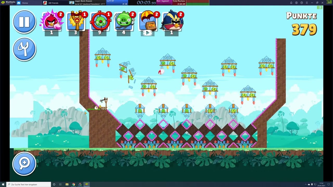 Angry Birds Friends Speedrun (Level 62) in 