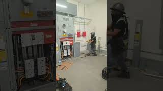 This is the correct way to flip the breaker!