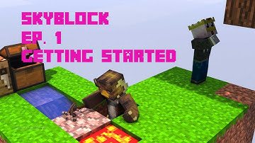 -=[Skyblock]=- episode 1 Getting started ; JartexNetwork
