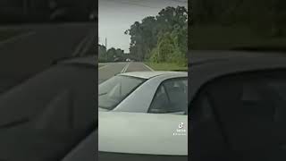 A man crashes through fences and properties whilst running from the police #shorts #carchase