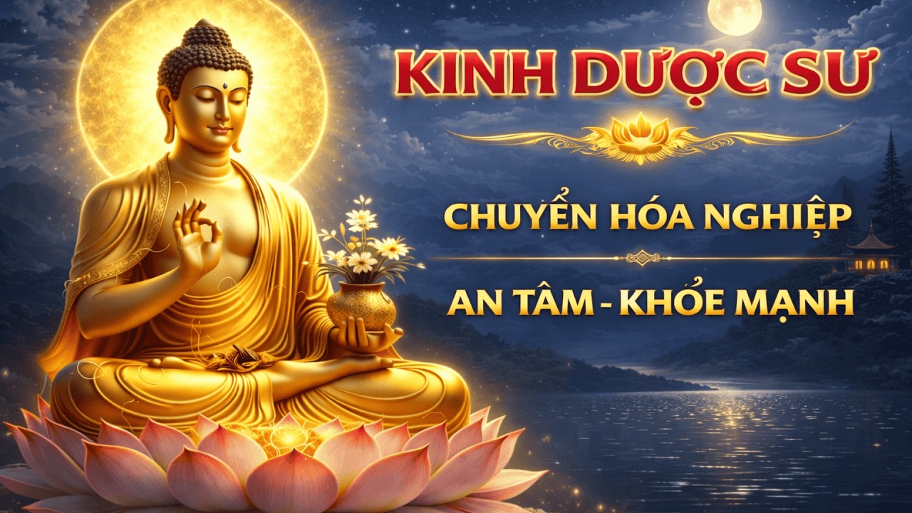 NGHE  KINH DƯỢC SƯ : TÂM AN- KHỎE MẠNH - TIÊU TRỪ NGHIỆP CHƯỚNG.
