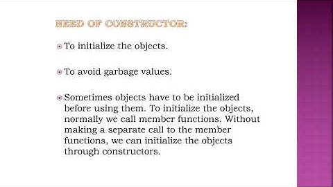 2nd PUC - COMPUTER SCIENCE - CONSTRUCTOR AND DESTRUCTOR - PART - 1