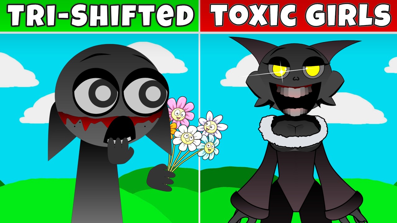 Sprunki Toxic Girls Repeats Tri Shifted Fan Mod