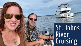 Cruising the St. Johns River - Crescent Lake Side Trip, Mud Creek Cove & Whiteys Fish Camp