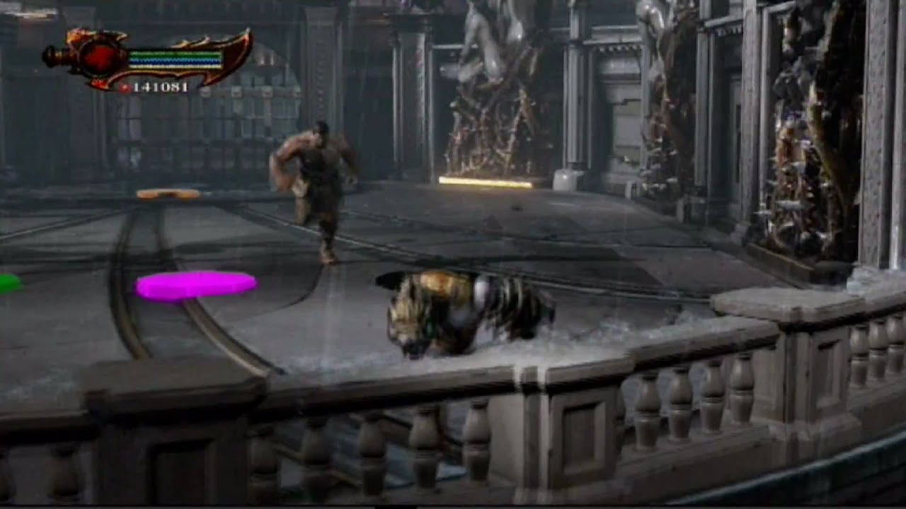 God of War 3: - Hercules' Geometric Boxes Glitches (Part 1)