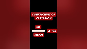 Coefficient of Variation: Comparing Data Sets with different units and magnitude