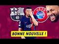 Luefa sanctionne le barca avant le match retour le psg avec mbapp en mode neymar   actu foot