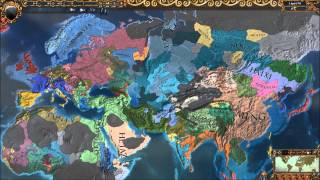 Europa Universalis IV Timelapse With no DLCs Running