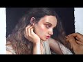 Drawing An Elegant Beauty ∥ Realistic Colored Pencil Speed Drawing
