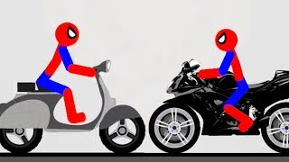 Stickman Racer Road Draw 2 Heroes Spiderman All Unlocked Walkthrough Part 8 / Android Gameplay HD screenshot 5