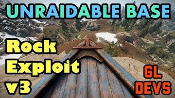 Rust - GLITCHING Into ROCKS v3 | Unraidable Base | Boat Exploits