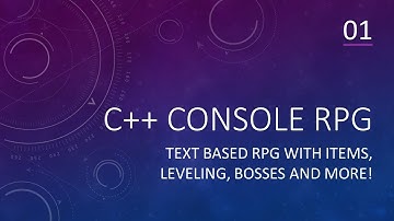 C++ Game Development | Console RPG | Part 01 | Items, Inventory, Leveling, Adventures and MORE!
