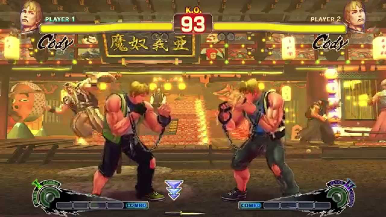 Ultra Street Fighter 4 Summer Costumes Cody all 22 colors